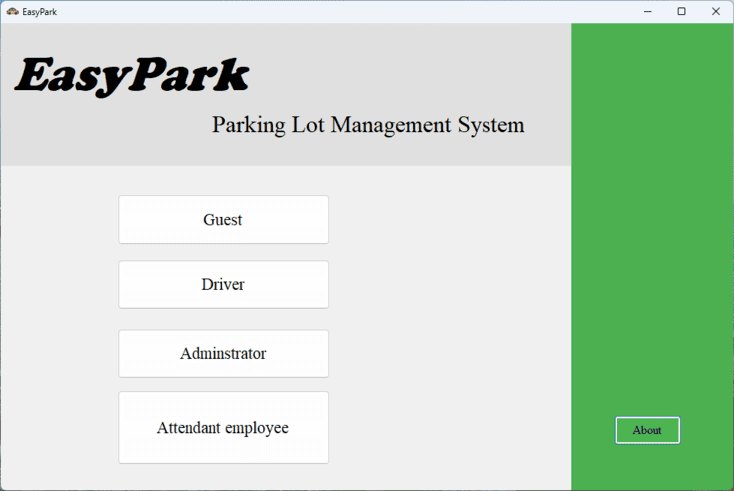 Main Dashboard